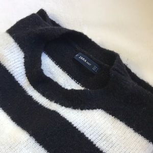 Zara Stripped Oversized Sweater